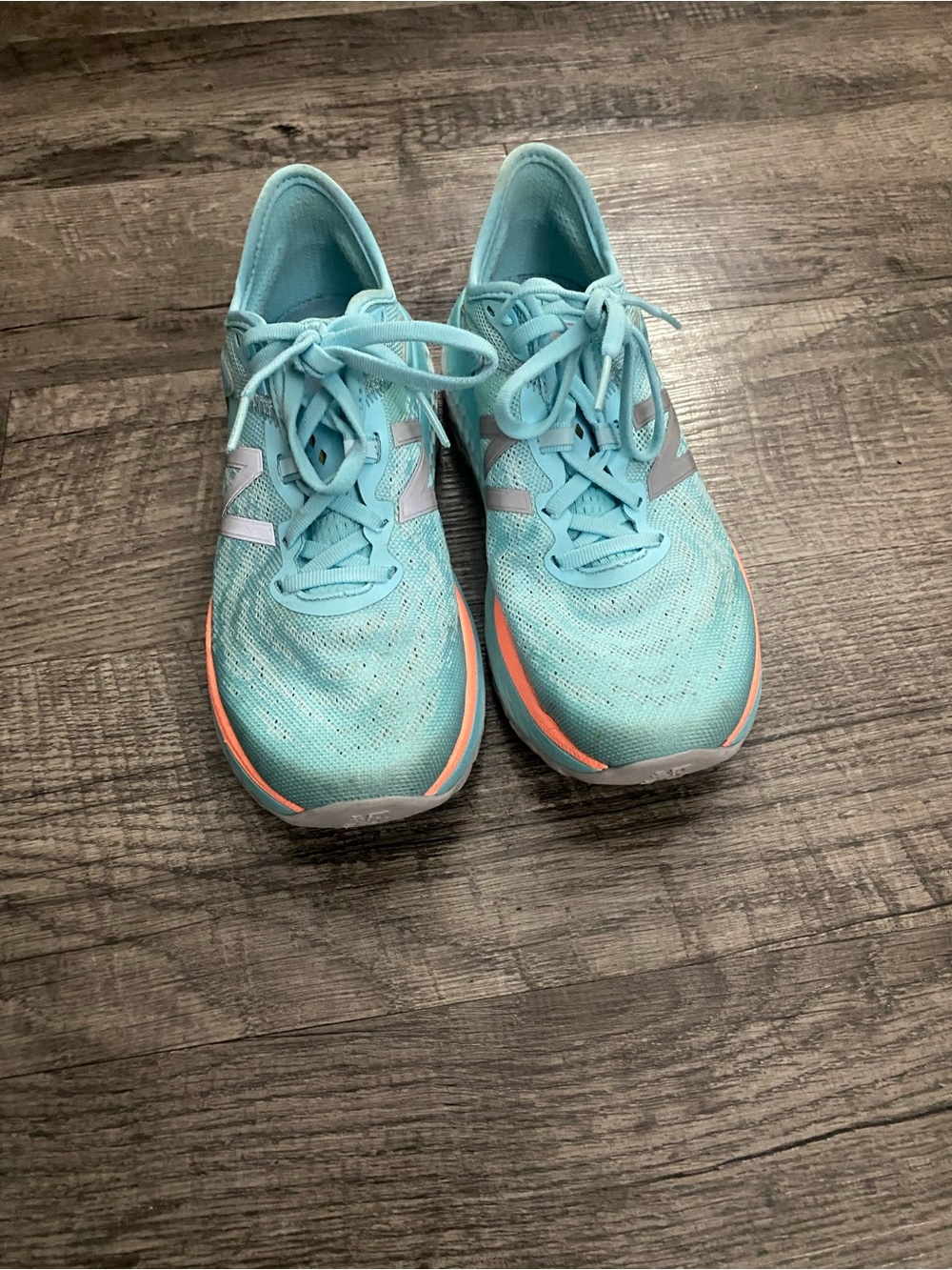 New Balance fresh form more Women's Aqua Running Sneakers with Coral Trim